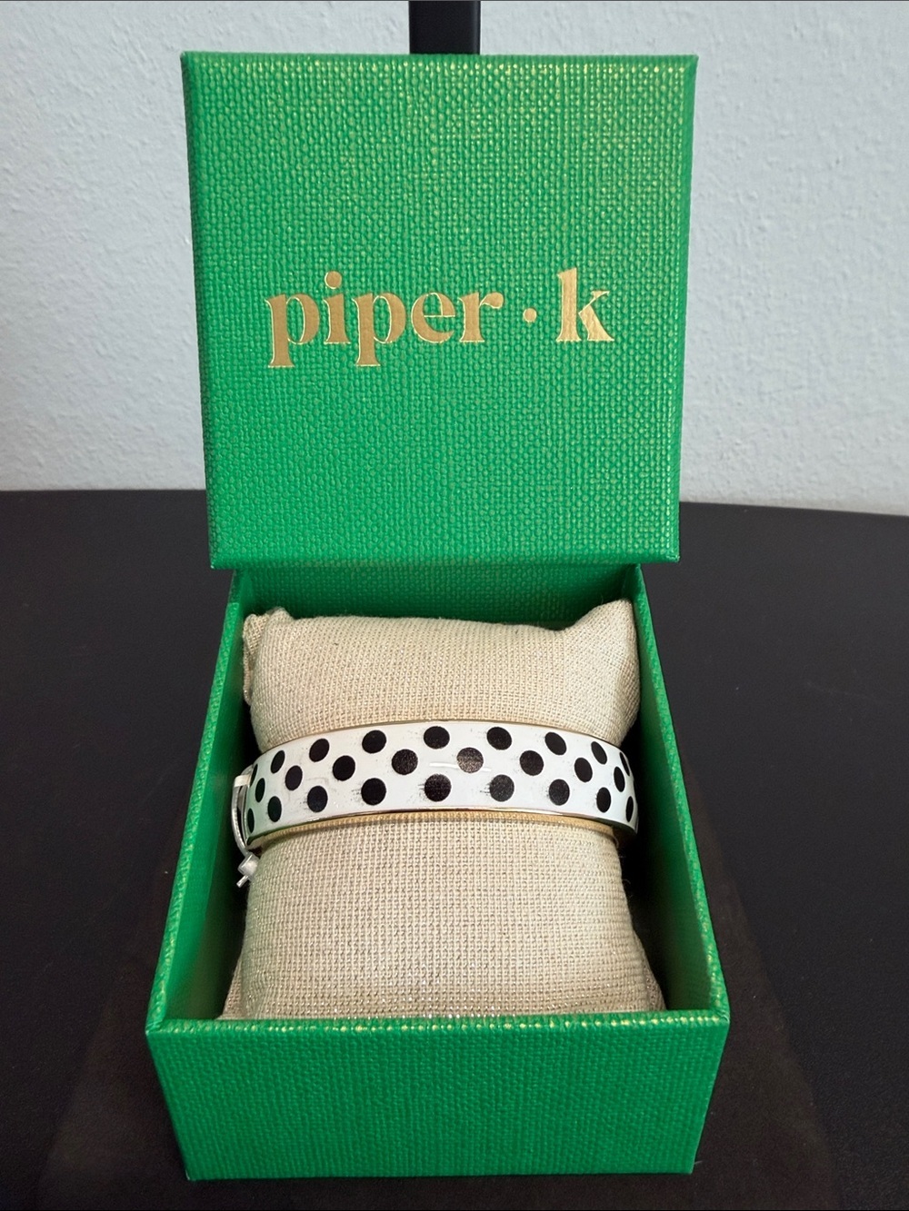 Piper K | Classic Polka Dot Bangle Bracelet